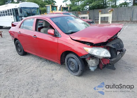 2010 Toyota Corolla Le z USA, uszkodzony, nr VIN 2T1BU4EE8AC522617